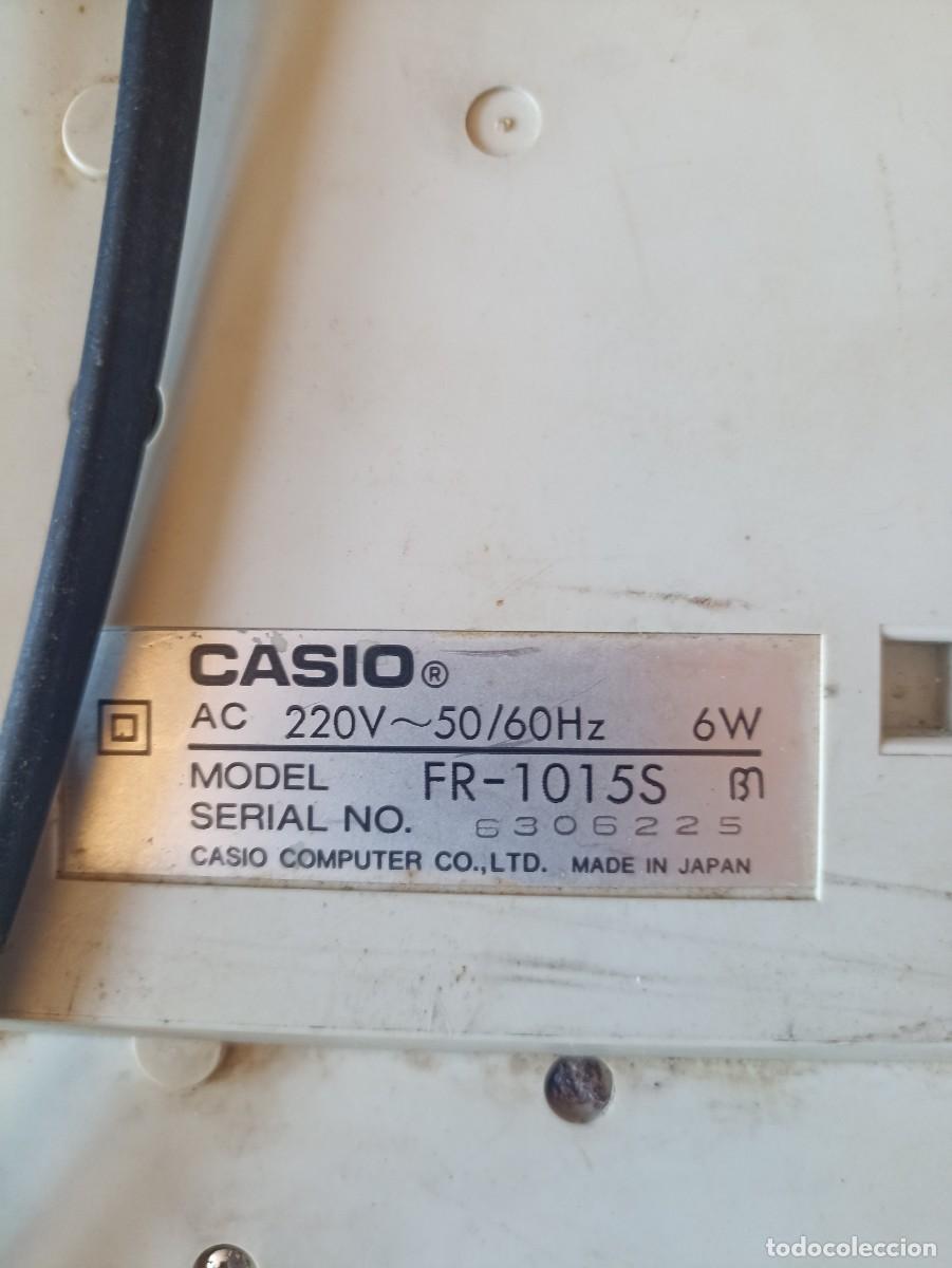 Antig&uuml;edades: Calculadora impresora Casio FR-1015S - Foto 3