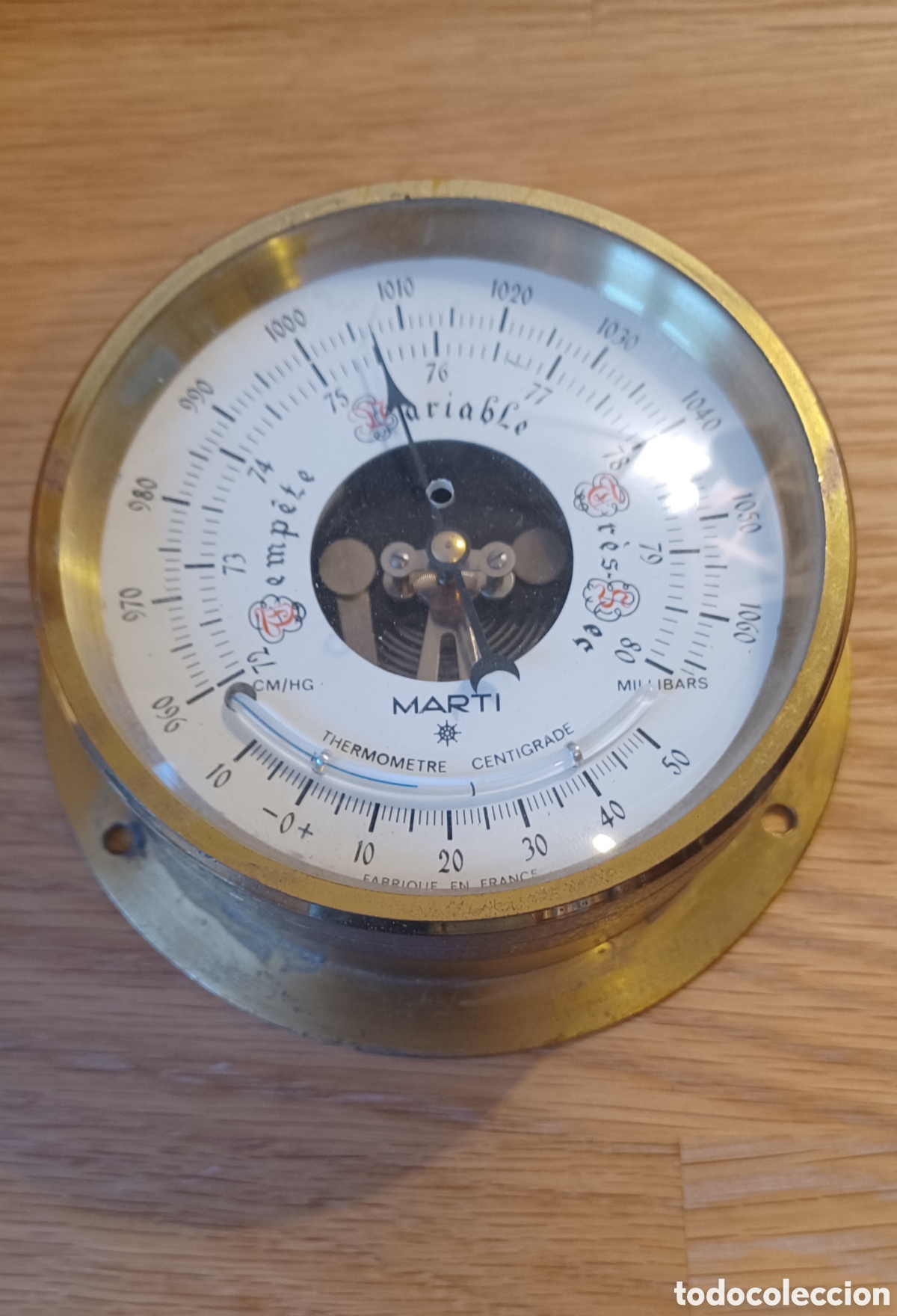 Antig&uuml;edades: Bar&oacute;metro N&aacute;utico Lat&oacute;n