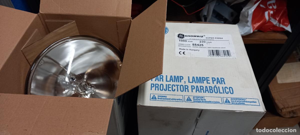Antiques: &iexcl;&iexcl;&iexcl;LIQUIDACI&Oacute;N!!! 1 LAMPARA PARA CA&Ntilde;&Oacute;N PROYECCI&Oacute;N GENERAL ELECTRIC SHOWBIZ 230 V. 1000 W. CODE 88425