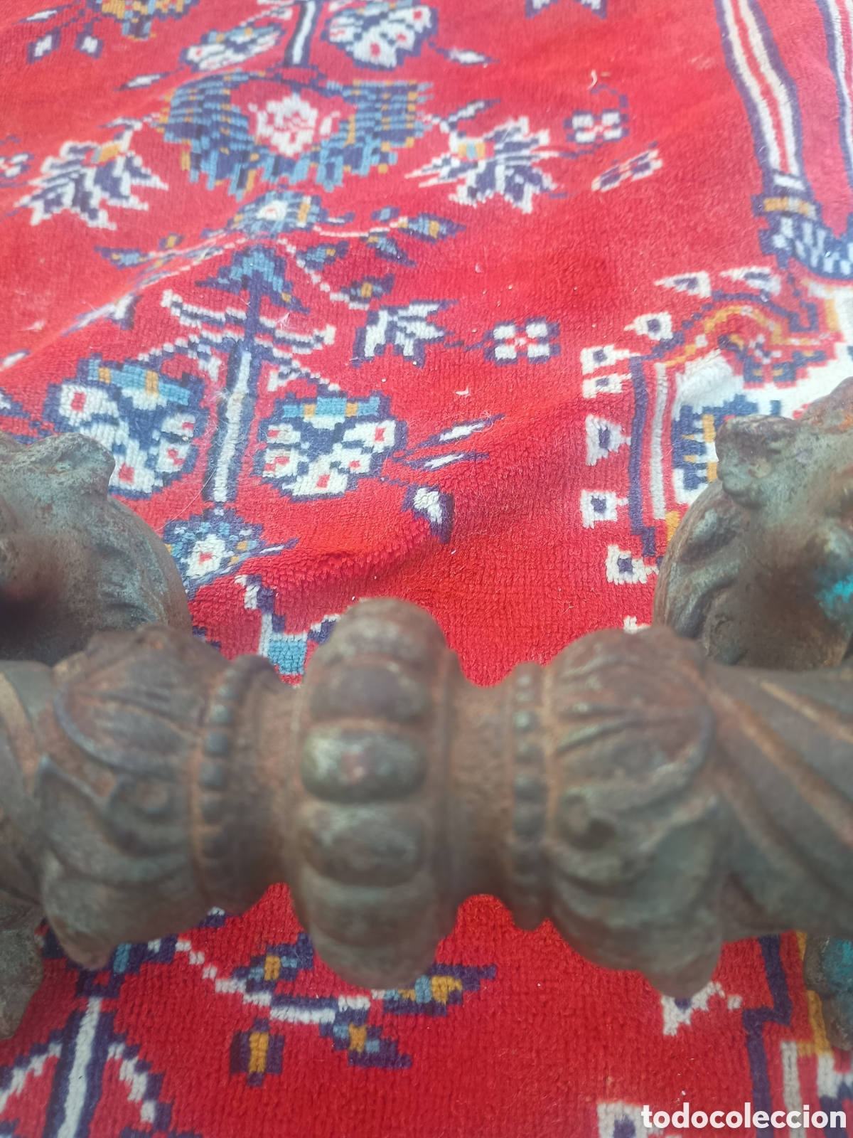 Antig&uuml;edades: Maneta aldaba leones hierro - Foto 7