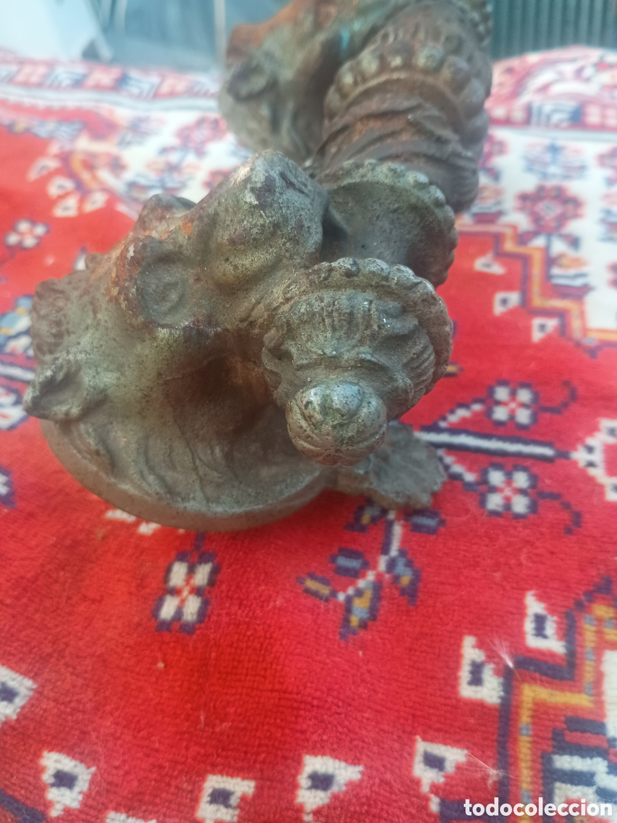 Antig&uuml;edades: Maneta aldaba leones hierro - Foto 9