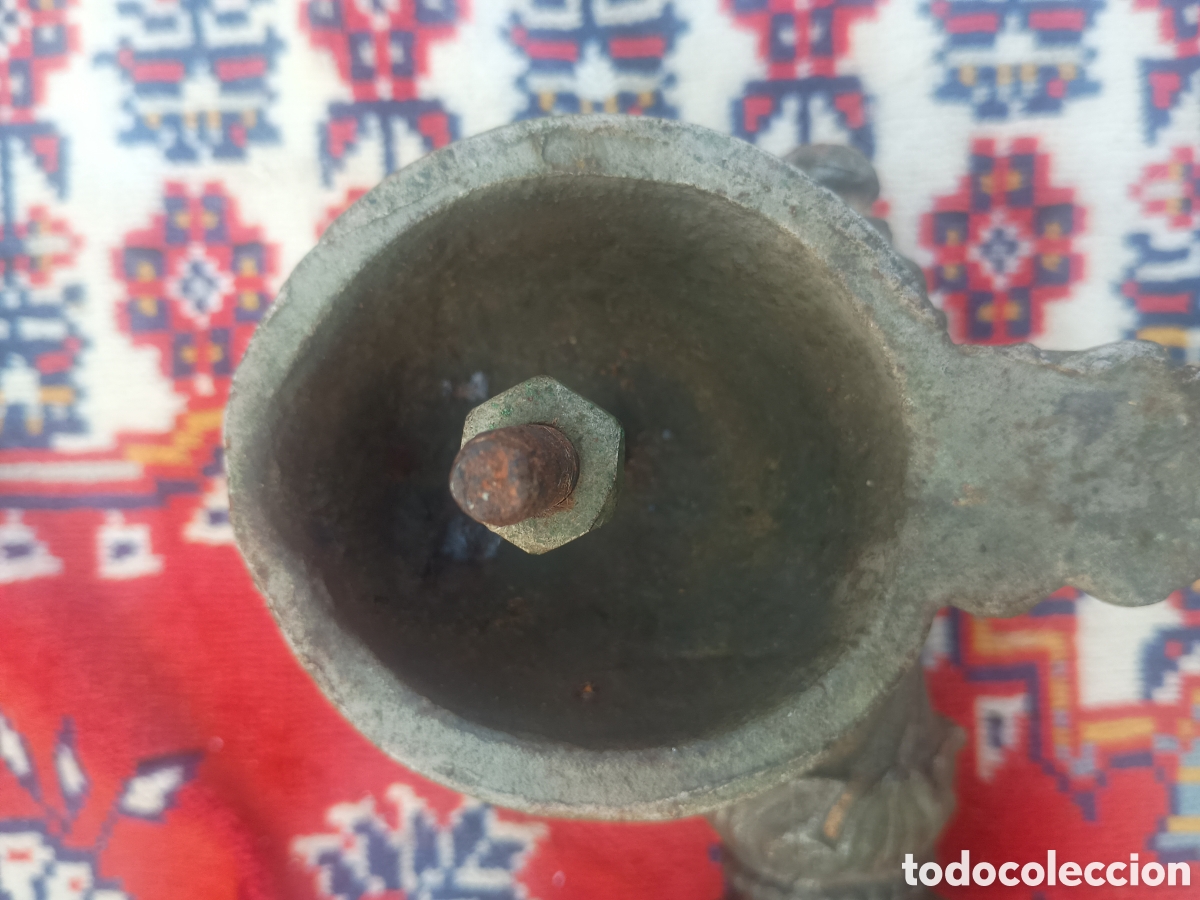 Antig&uuml;edades: Maneta aldaba leones hierro - Foto 12