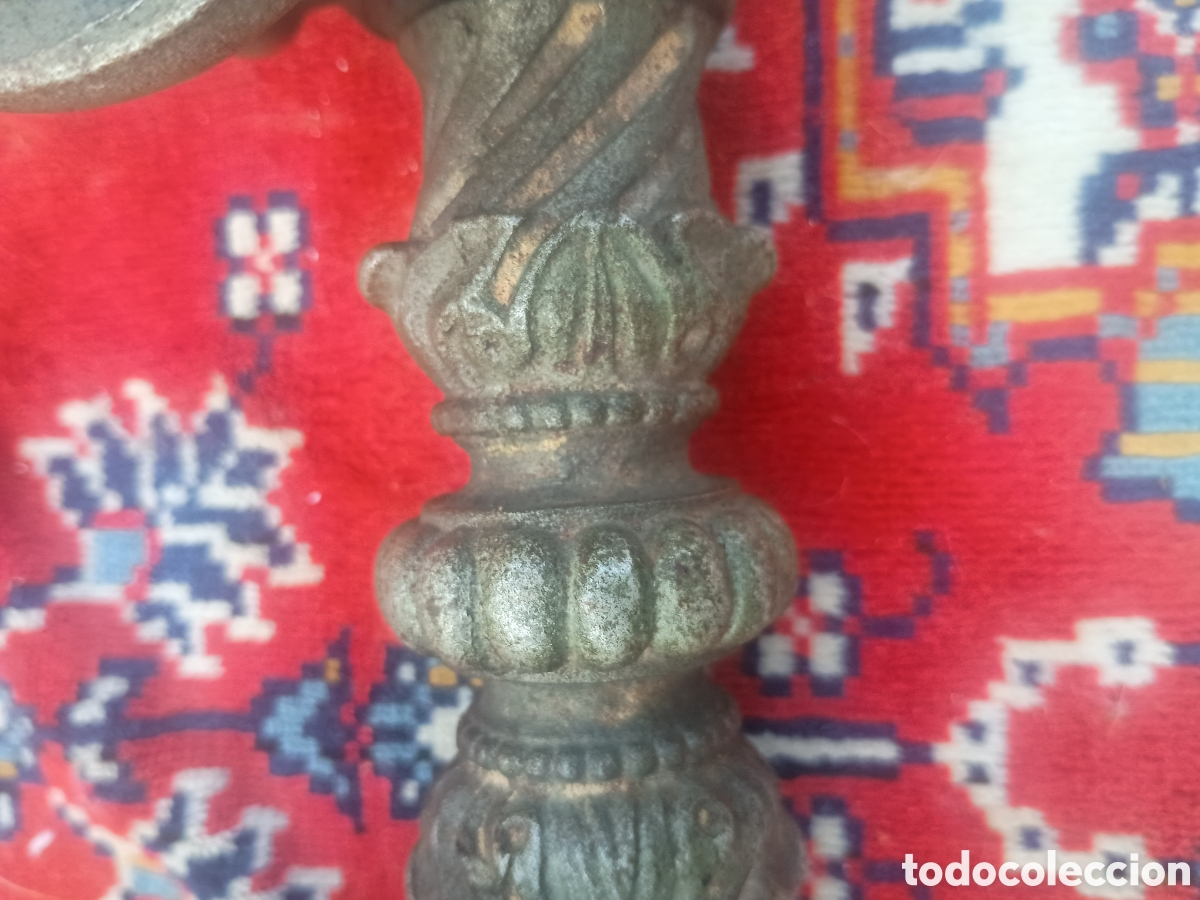 Antig&uuml;edades: Maneta aldaba leones hierro - Foto 13