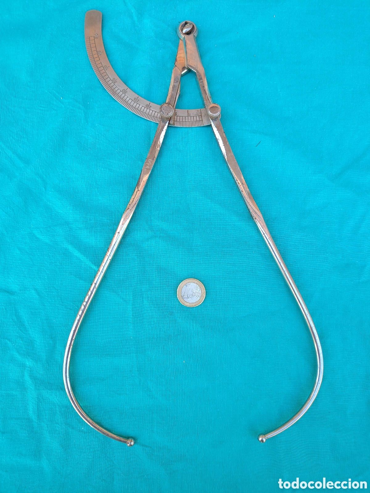 Antig&uuml;edades: MEDICINA. COMP&Aacute;S CALIBRE MEDIDOR - Foto 1