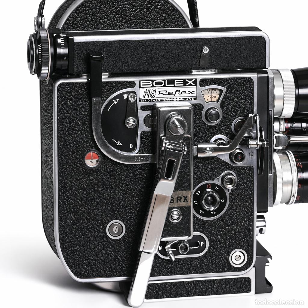 Antig&uuml;edades: C&aacute;mara de pel&iacute;cula Bolex H8RX - Foto 2