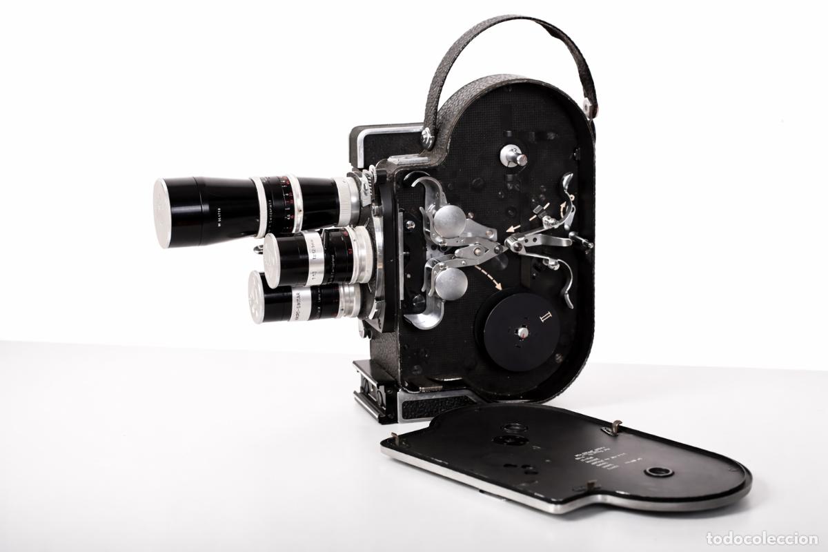 Antig&uuml;edades: C&aacute;mara de pel&iacute;cula Bolex H8RX - Foto 5