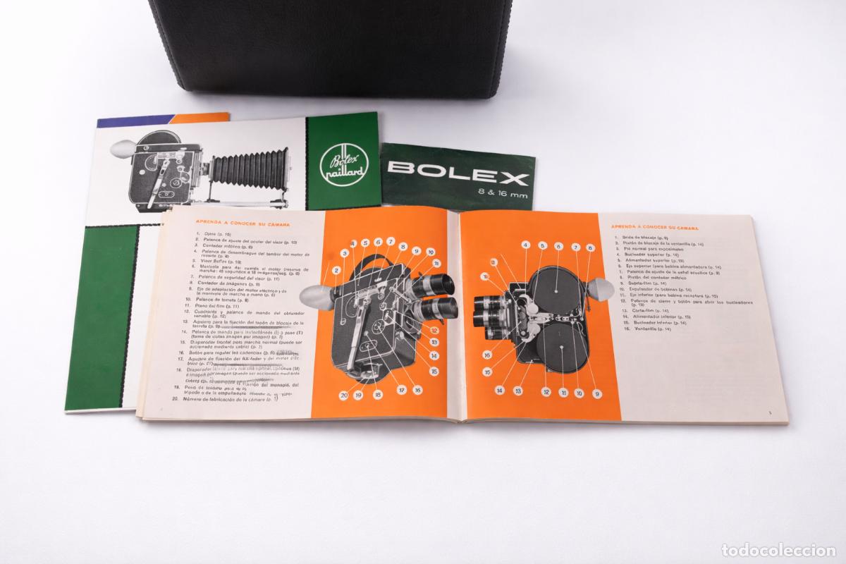 Antig&uuml;edades: C&aacute;mara de pel&iacute;cula Bolex H8RX - Foto 15