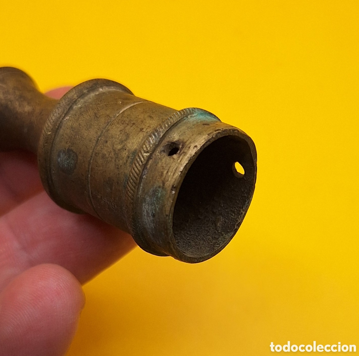 Antig&uuml;edades: Antigua Boquilla de Fuelle de Chimenea - Foto 6