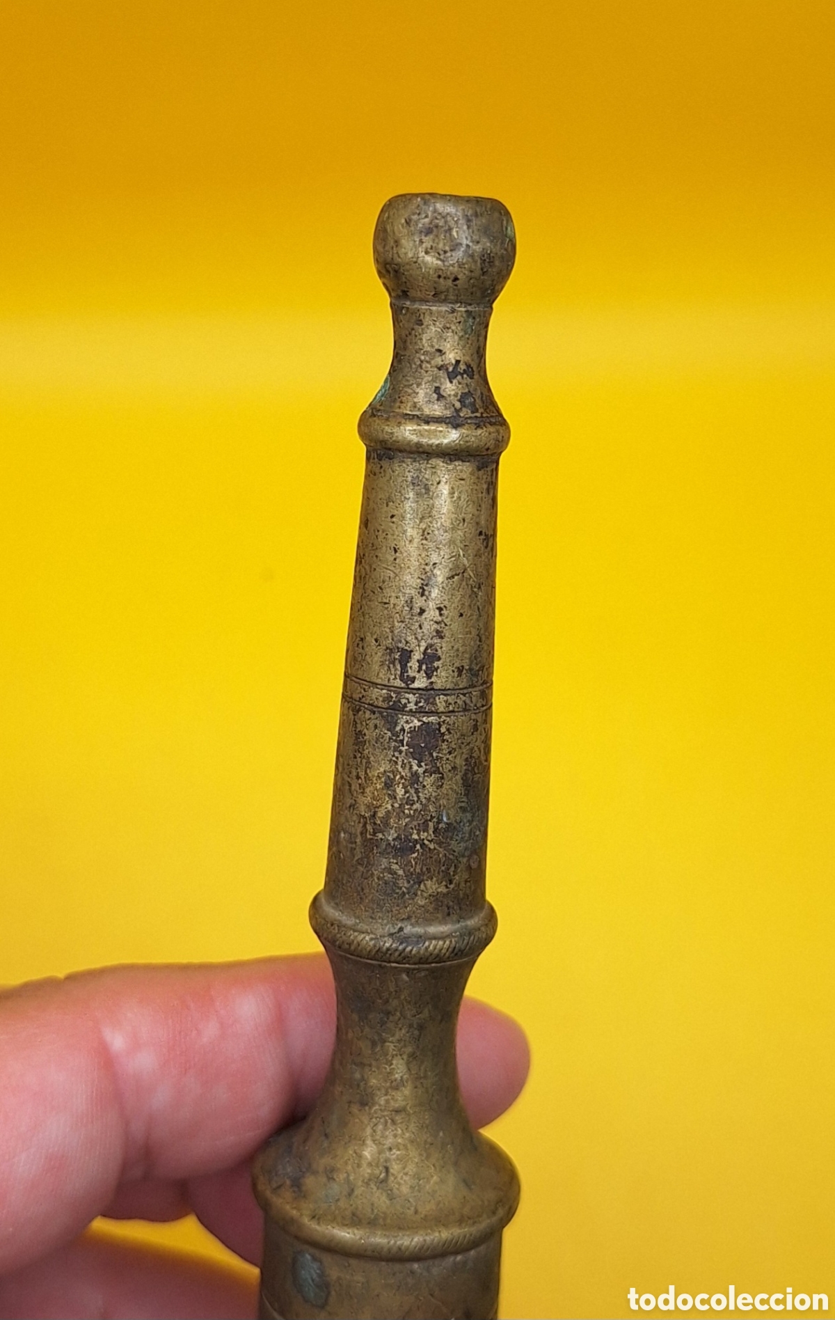 Antig&uuml;edades: Antigua Boquilla de Fuelle de Chimenea - Foto 9