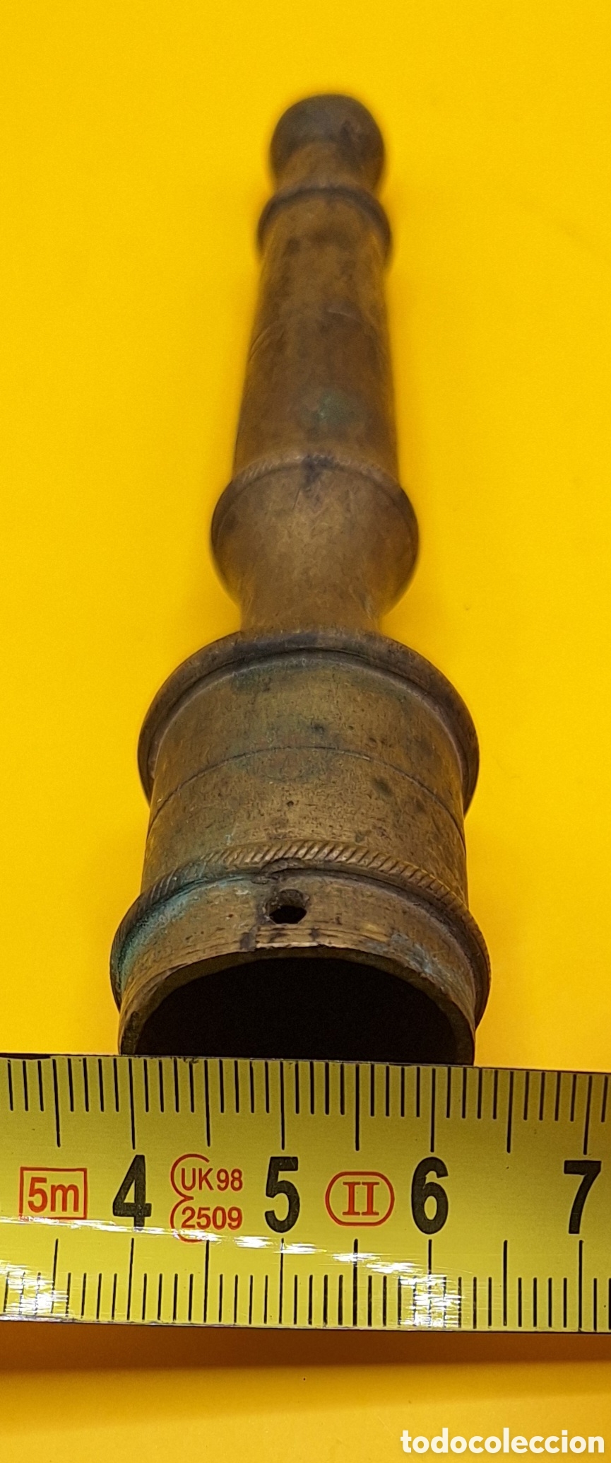 Antig&uuml;edades: Antigua Boquilla de Fuelle de Chimenea - Foto 15