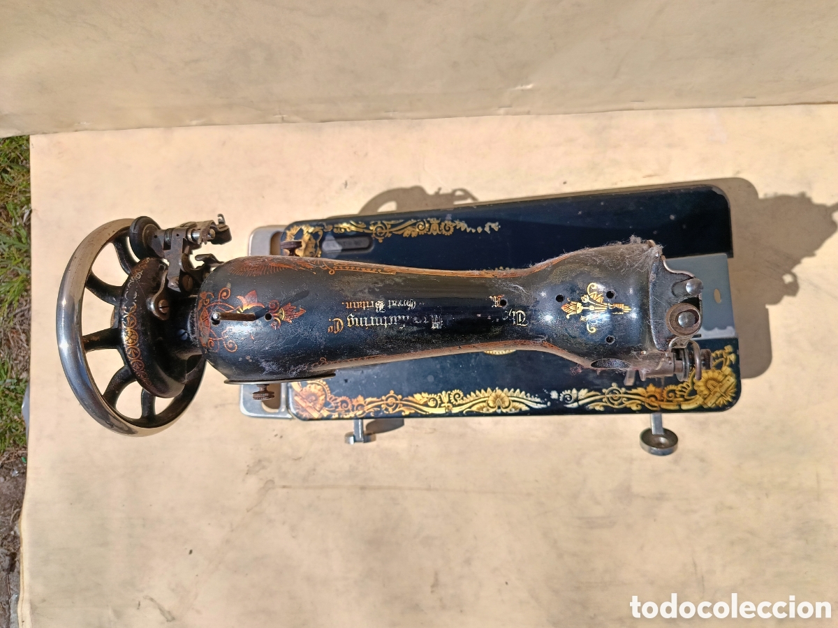 Antig&uuml;edades: ANTIGUA M&Aacute;QUINA DE COSER SINGER - Foto 3