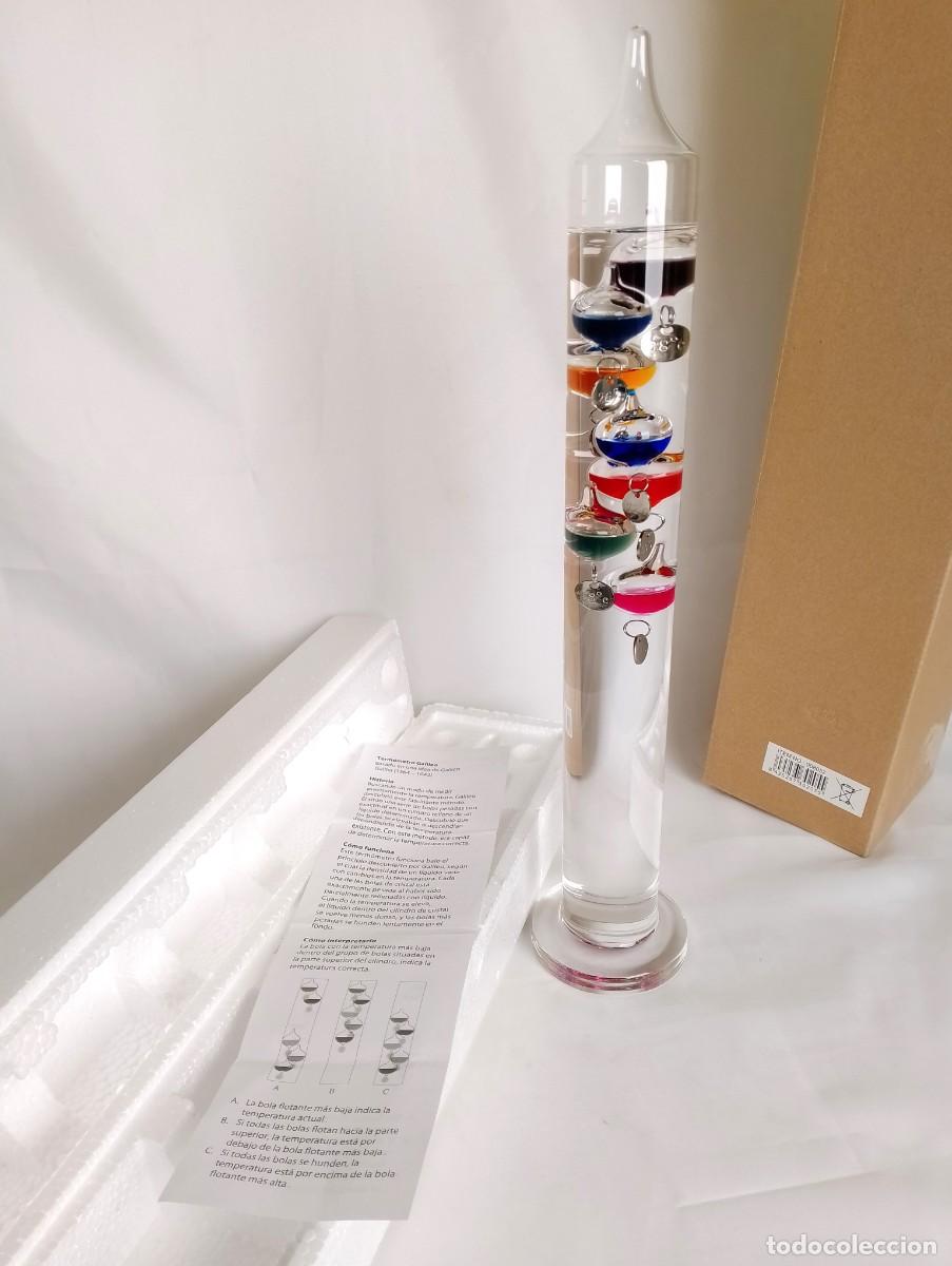 Antig&uuml;edades: TERM&Oacute;METRO GALILEO. 40cm. NUEVO. - Foto 2