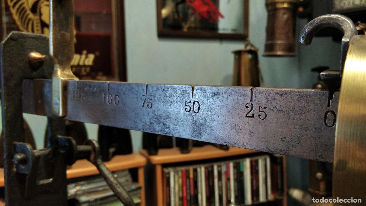 Antig&uuml;edades: bascula almacen madera y hierro - Foto 4