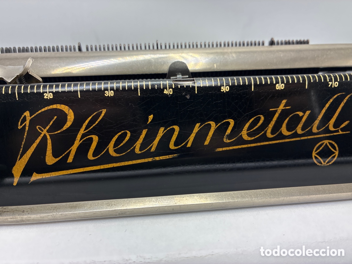 Antig&uuml;edades: M&aacute;quina de escribir Rheinmetall. - Foto 2