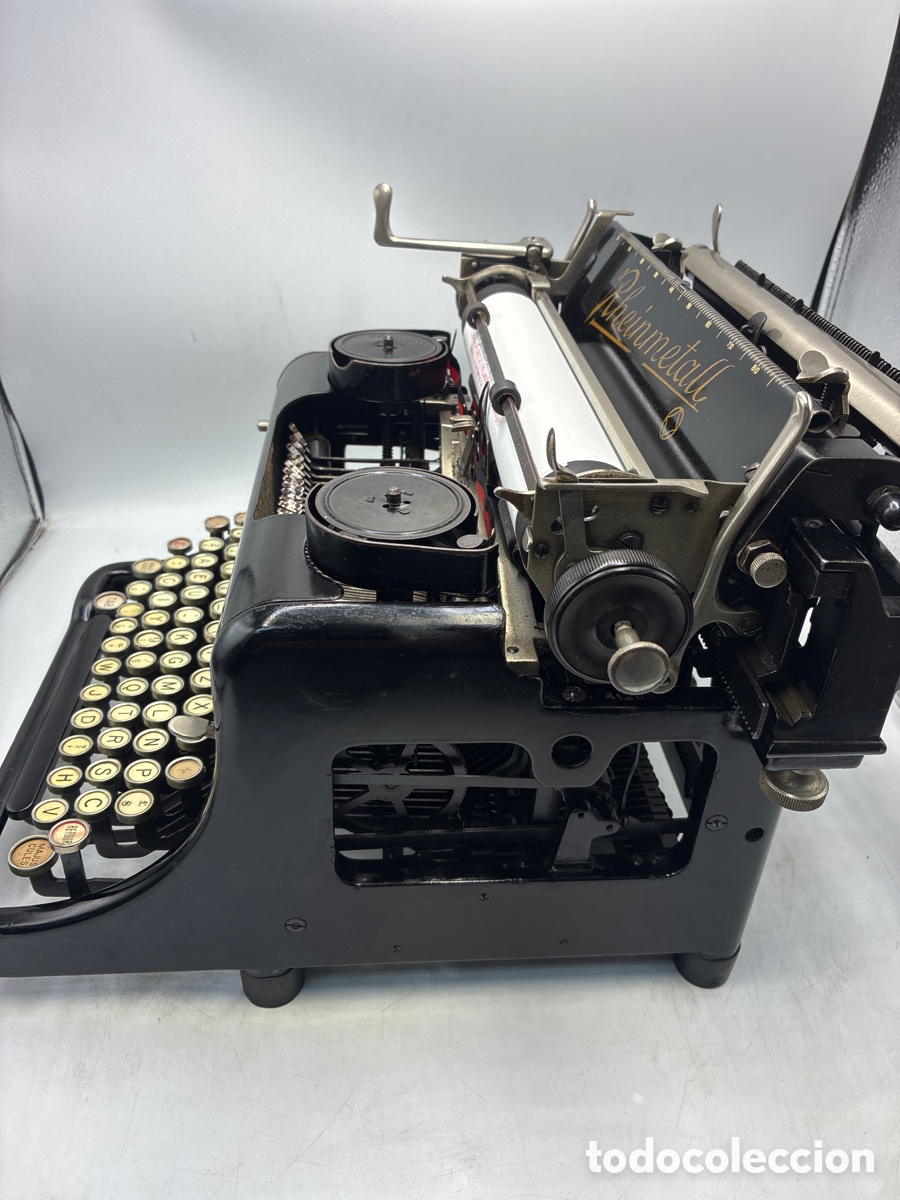 Antig&uuml;edades: M&aacute;quina de escribir Rheinmetall. - Foto 8