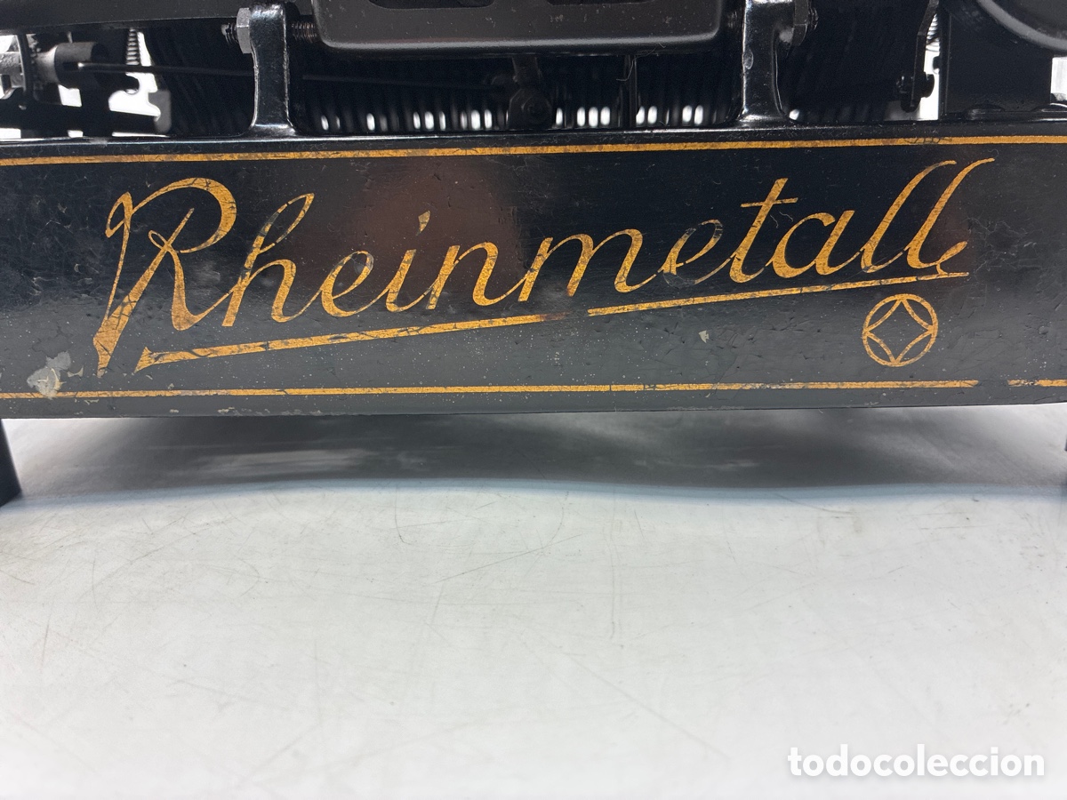 Antig&uuml;edades: M&aacute;quina de escribir Rheinmetall. - Foto 9