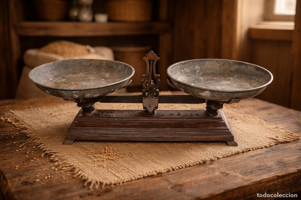 Antig&uuml;edades: Balanza antigua de forja