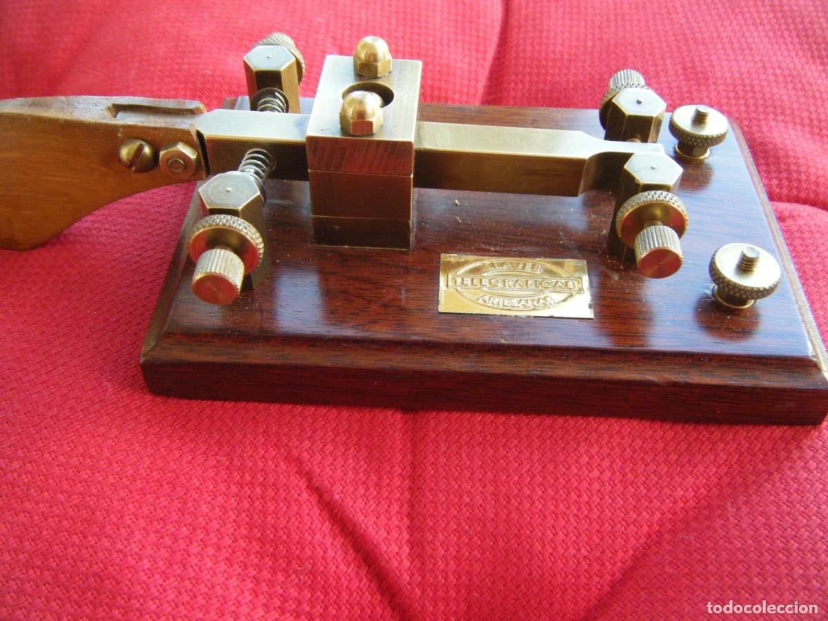 Antig&uuml;edades: MANIPULADOR MORSE, TELEGRAF&Iacute;A - Foto 2