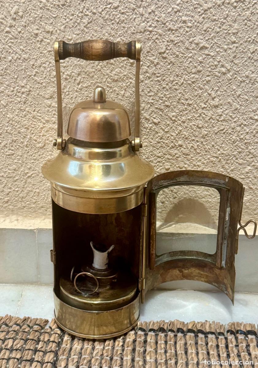 Antig&uuml;edades: FAROL- L&Aacute;MPARA DE BITACORA - Foto 2