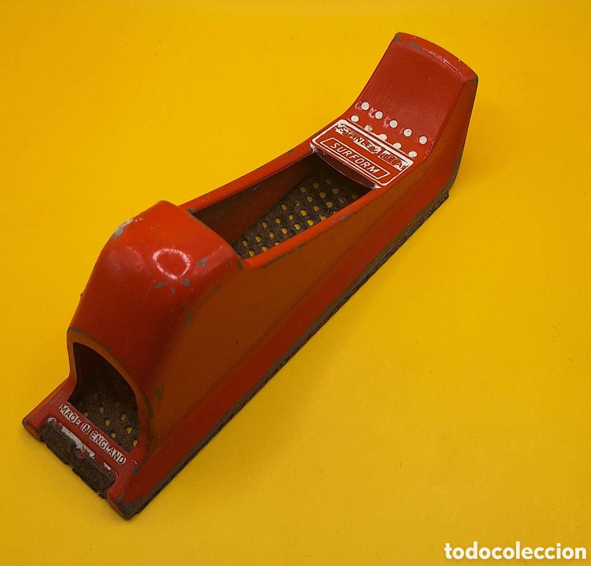 Antig&uuml;edades: Herramienta de Carpintero - Cepillo - Surform - Stanley - Made in England - - Foto 2