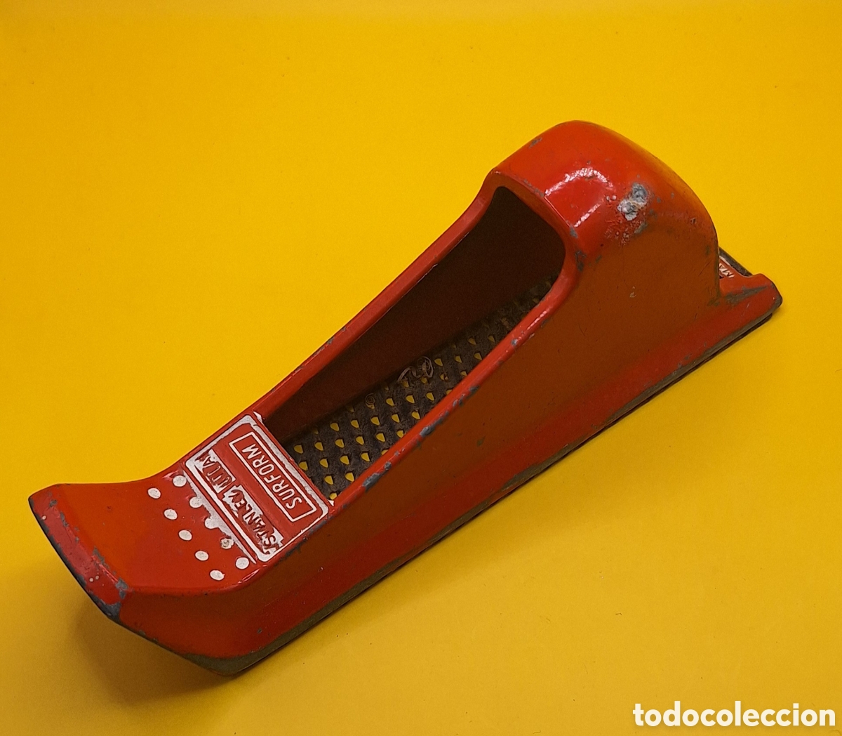 Antig&uuml;edades: Herramienta de Carpintero - Cepillo - Surform - Stanley - Made in England - - Foto 4