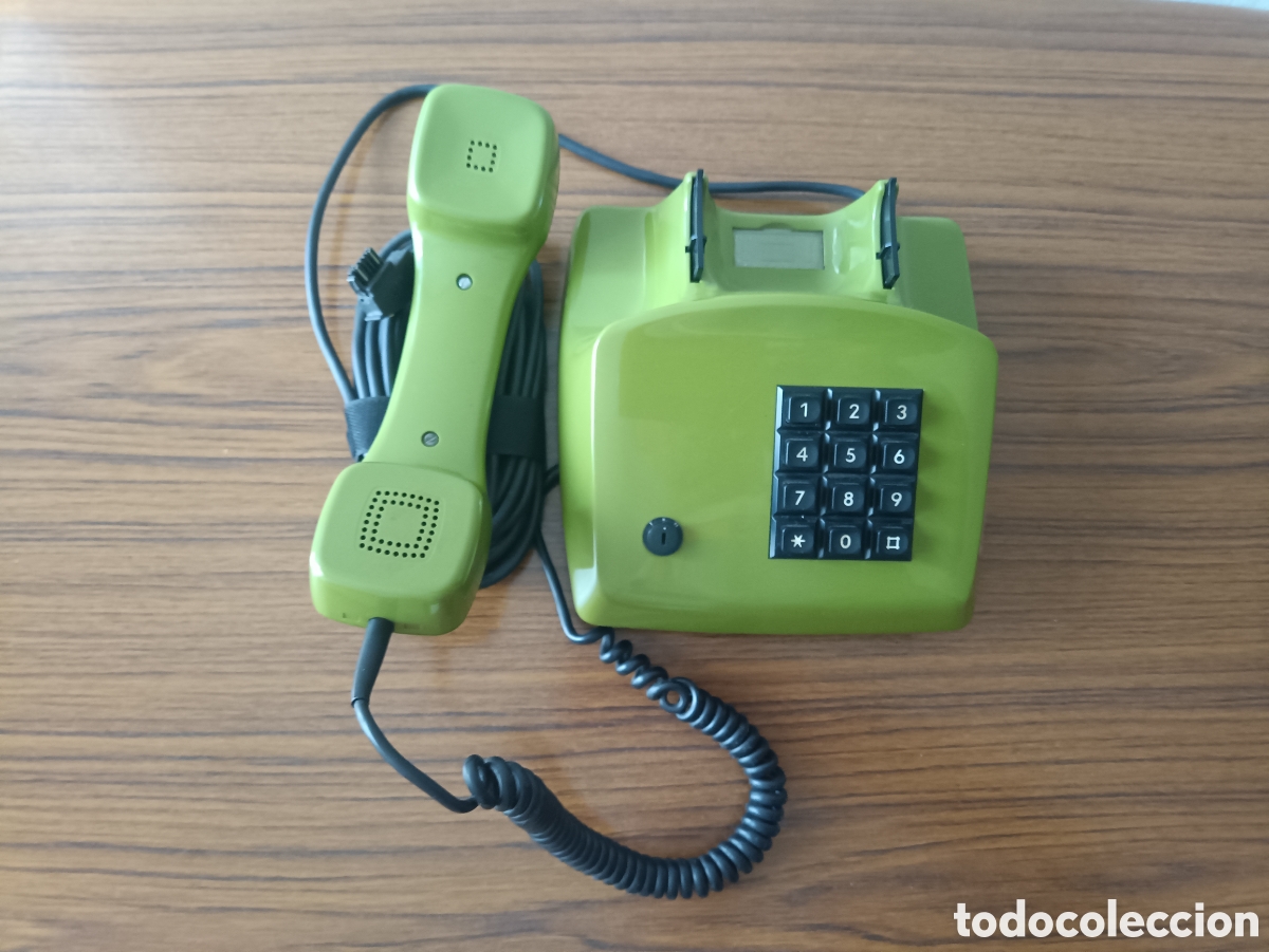 Tel&eacute;fonos: Tel&eacute;fono &rdquo;Kapsch&rdquo; Vintage 1983 Verde - Foto 2