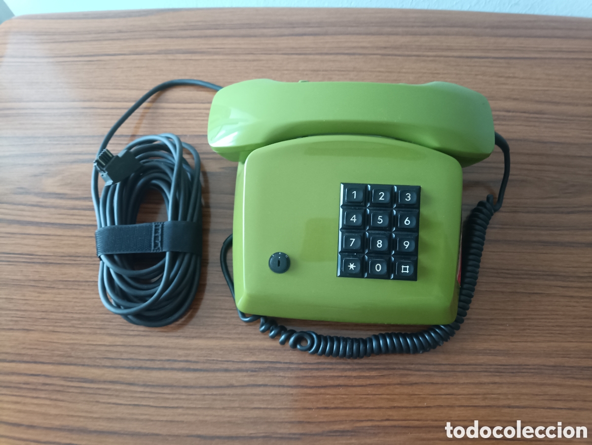 Tel&eacute;fonos: Tel&eacute;fono &rdquo;Kapsch&rdquo; Vintage 1983 Verde - Foto 1