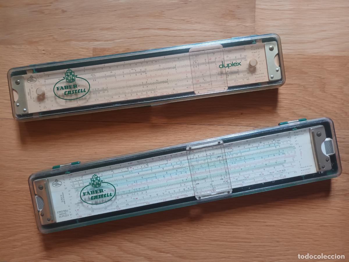 Antig&uuml;edades: DOS REGLAS FABER CASTELL Nr 2/28N Y DUPLEX . REGLA DE CALCULO NOVO. Germany