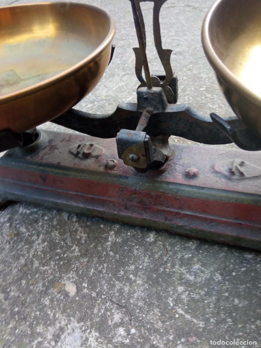 Antig&uuml;edades: Balanza hierro forjado 10 KG - Foto 3