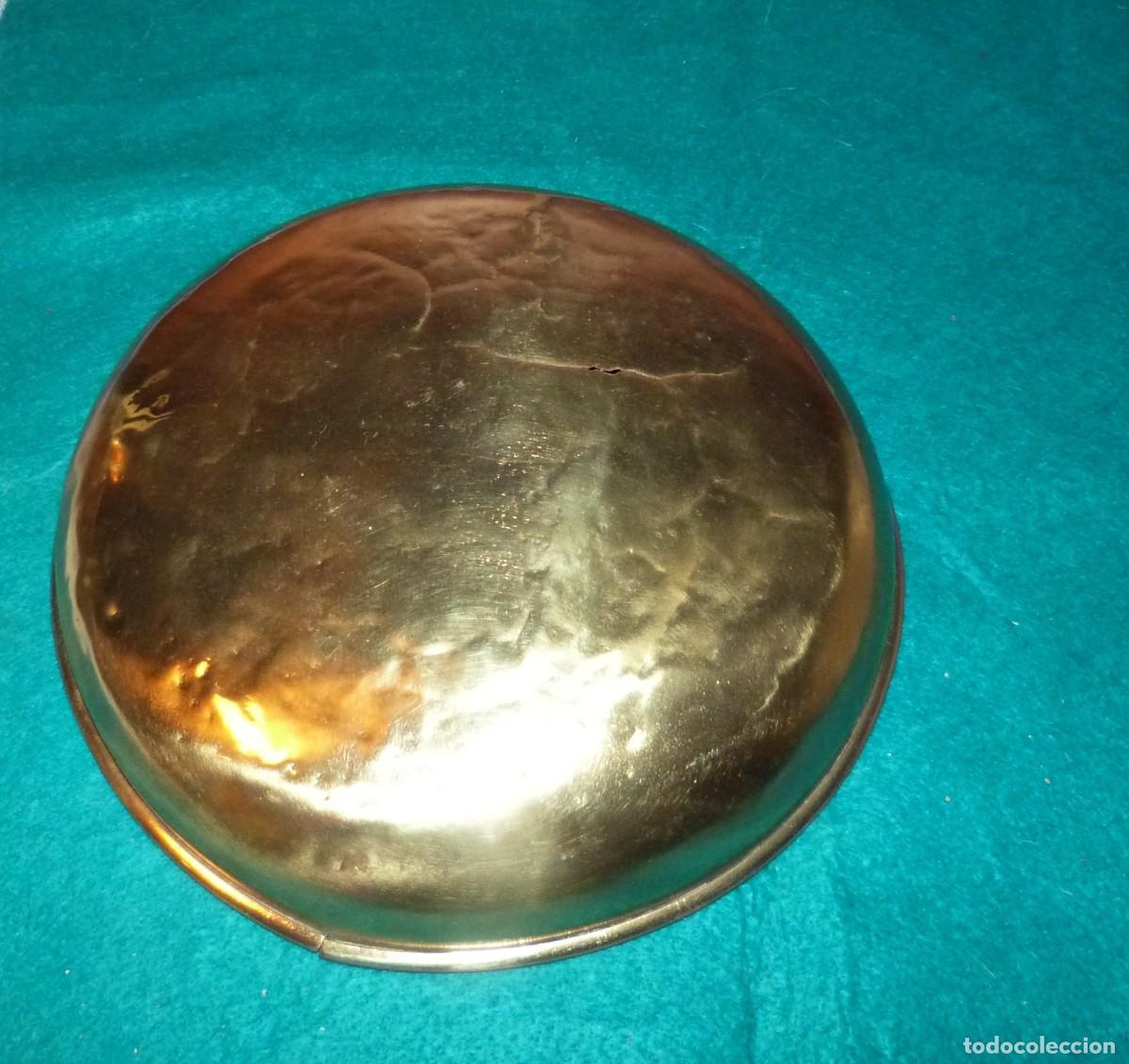 Antig&uuml;edades: PLATO DE BALANZA DE METAL - Foto 7