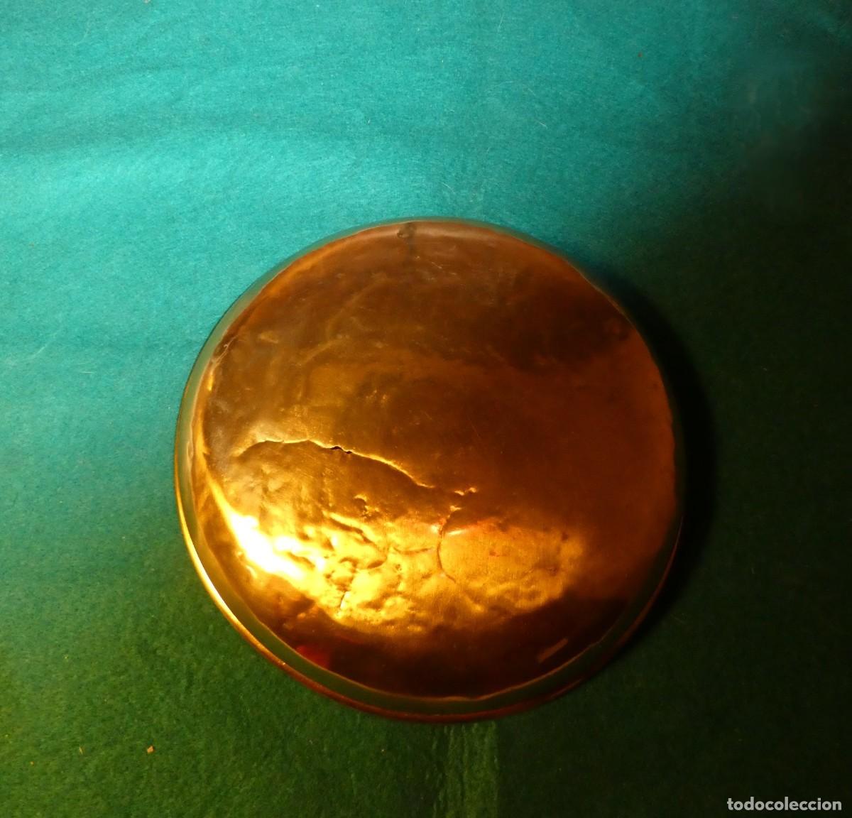 Antig&uuml;edades: PLATO DE BALANZA DE METAL - Foto 9