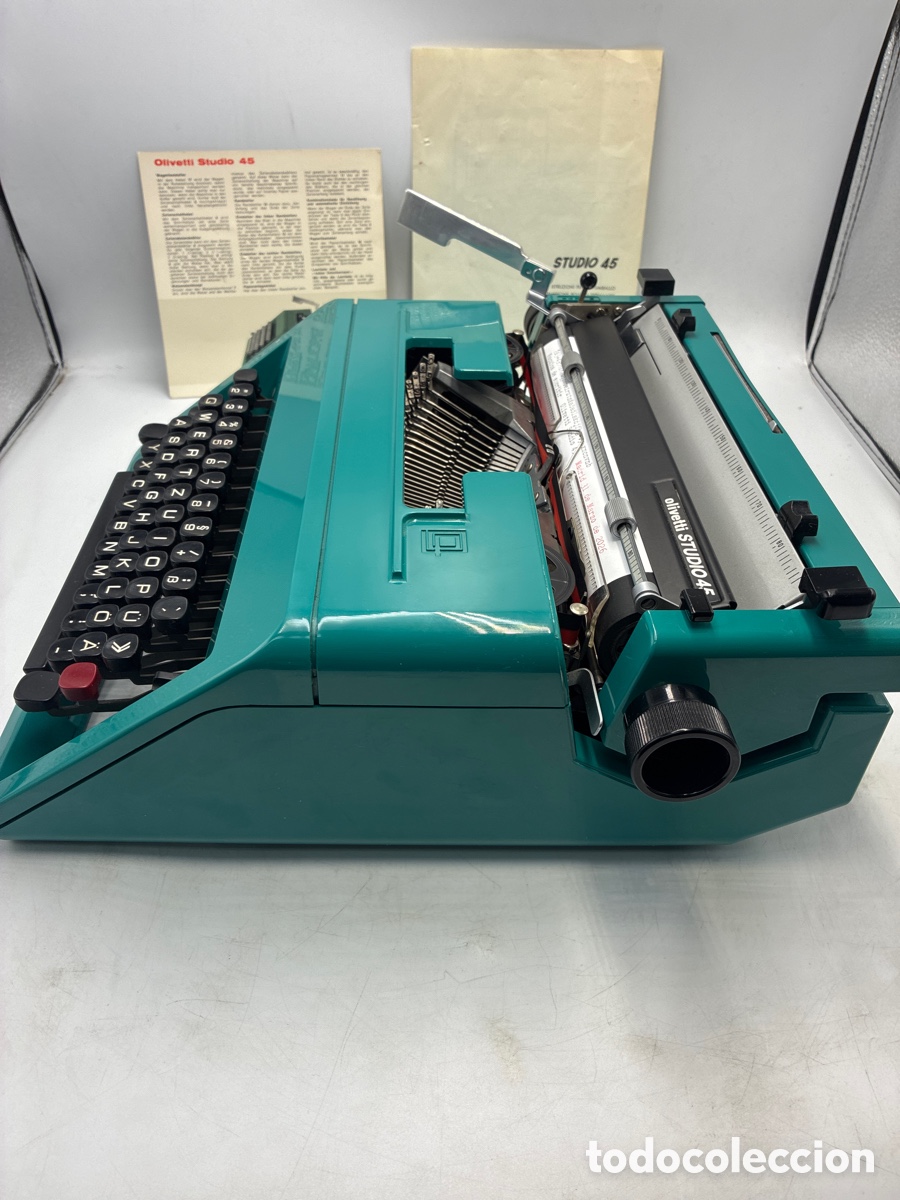 Antig&uuml;edades: M&aacute;quina de Escribir Olivetti Studio 45. - Foto 6
