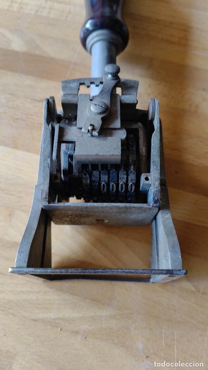 Antig&uuml;edades: Tampon encreur m&eacute;canique - Foto 3