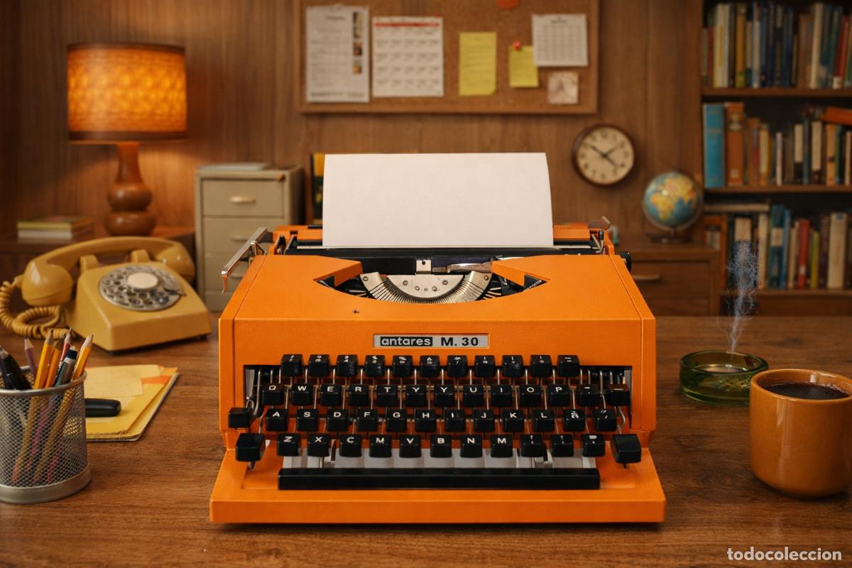 Antig&uuml;edades: M&aacute;quina de escribir ANTARES - Foto 1