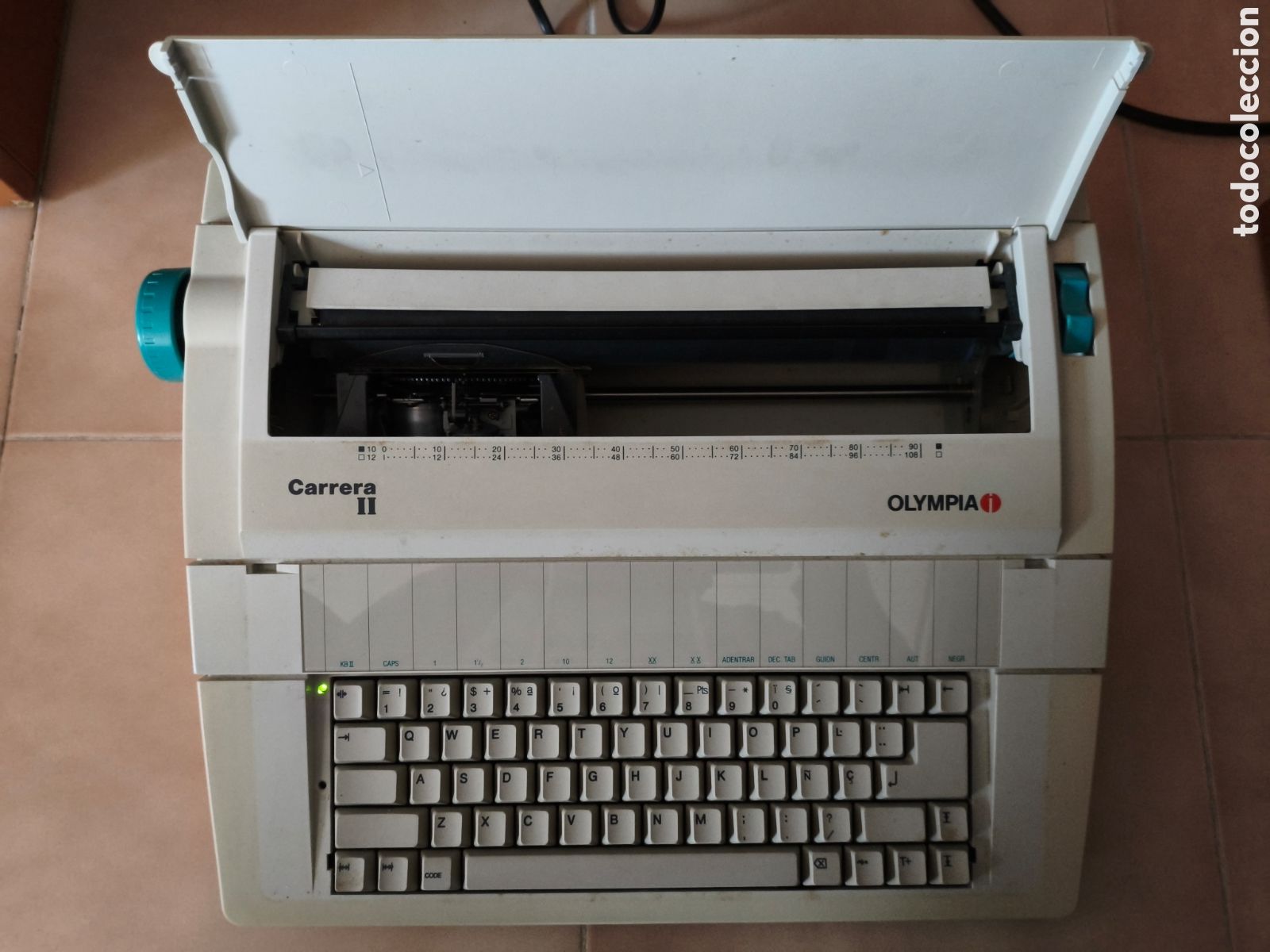 Antiguidades: Maquina escribir Olympia carrera II funcionando