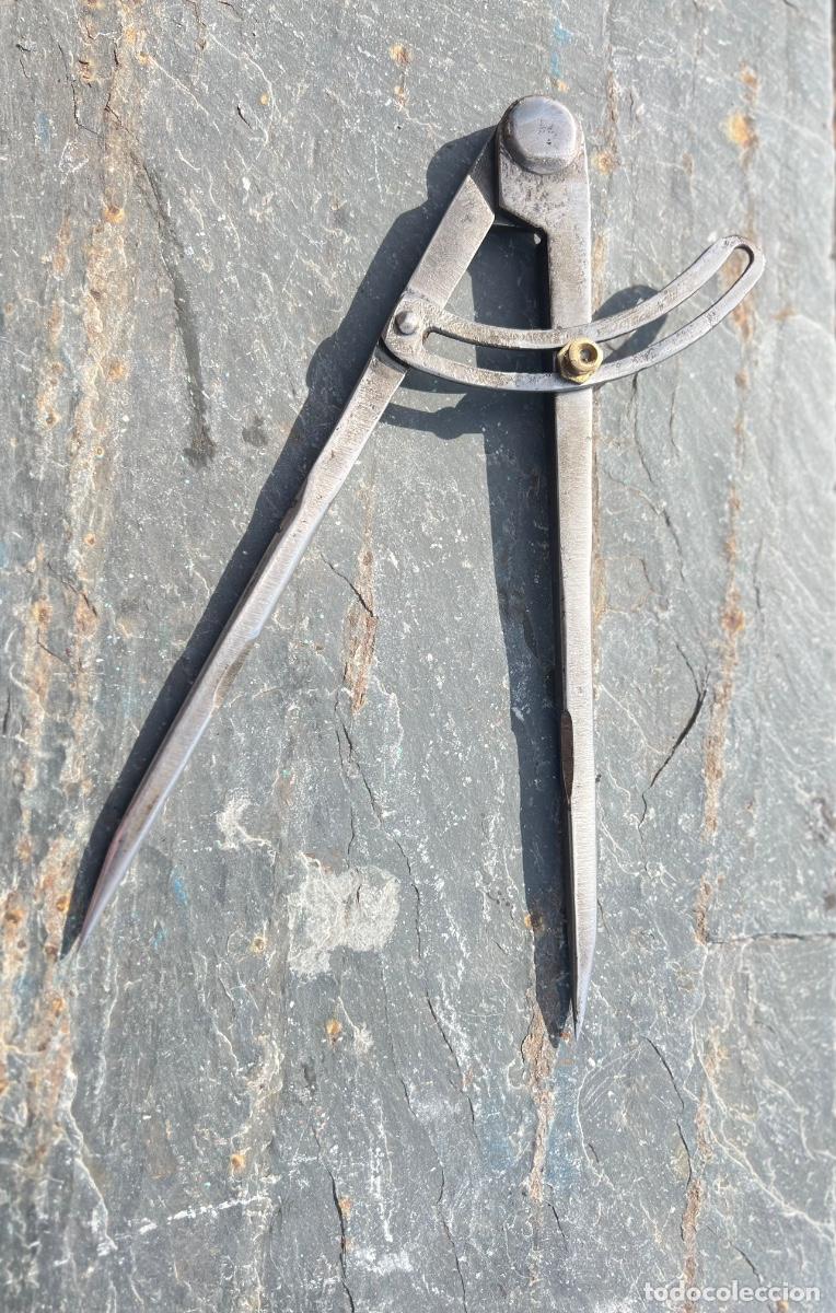 Antig&uuml;edades: Comp&aacute;s de hierro 22 cm - Foto 10