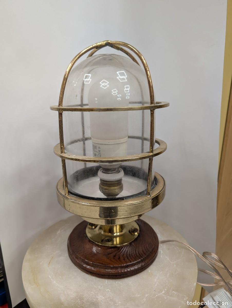 Antig&uuml;edades: FAROL NAVAL DE BRONCE - Foto 3