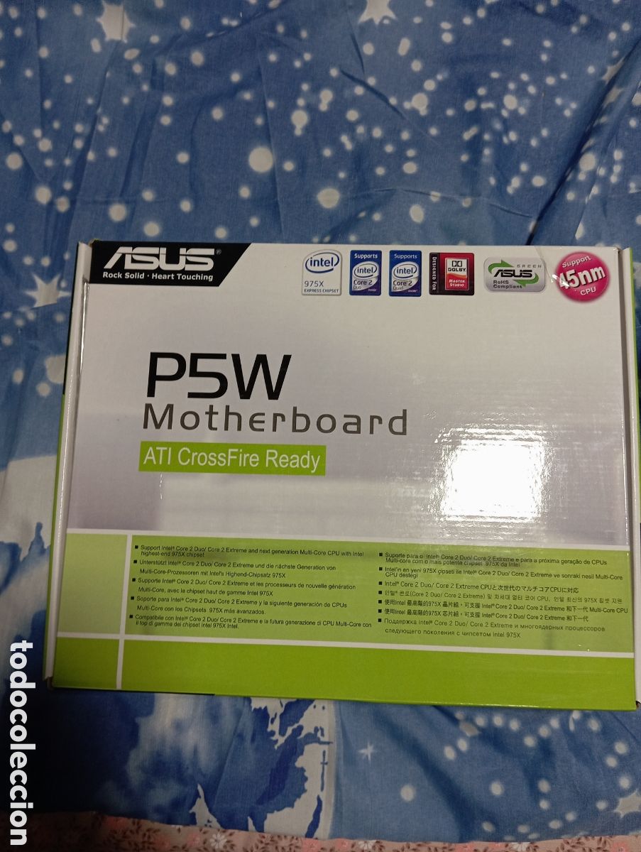 Antig&uuml;edades: Placa Base Asus P5W Motherboard socket 775 pentium 4 Quad Core PS-i Ex NUEVA