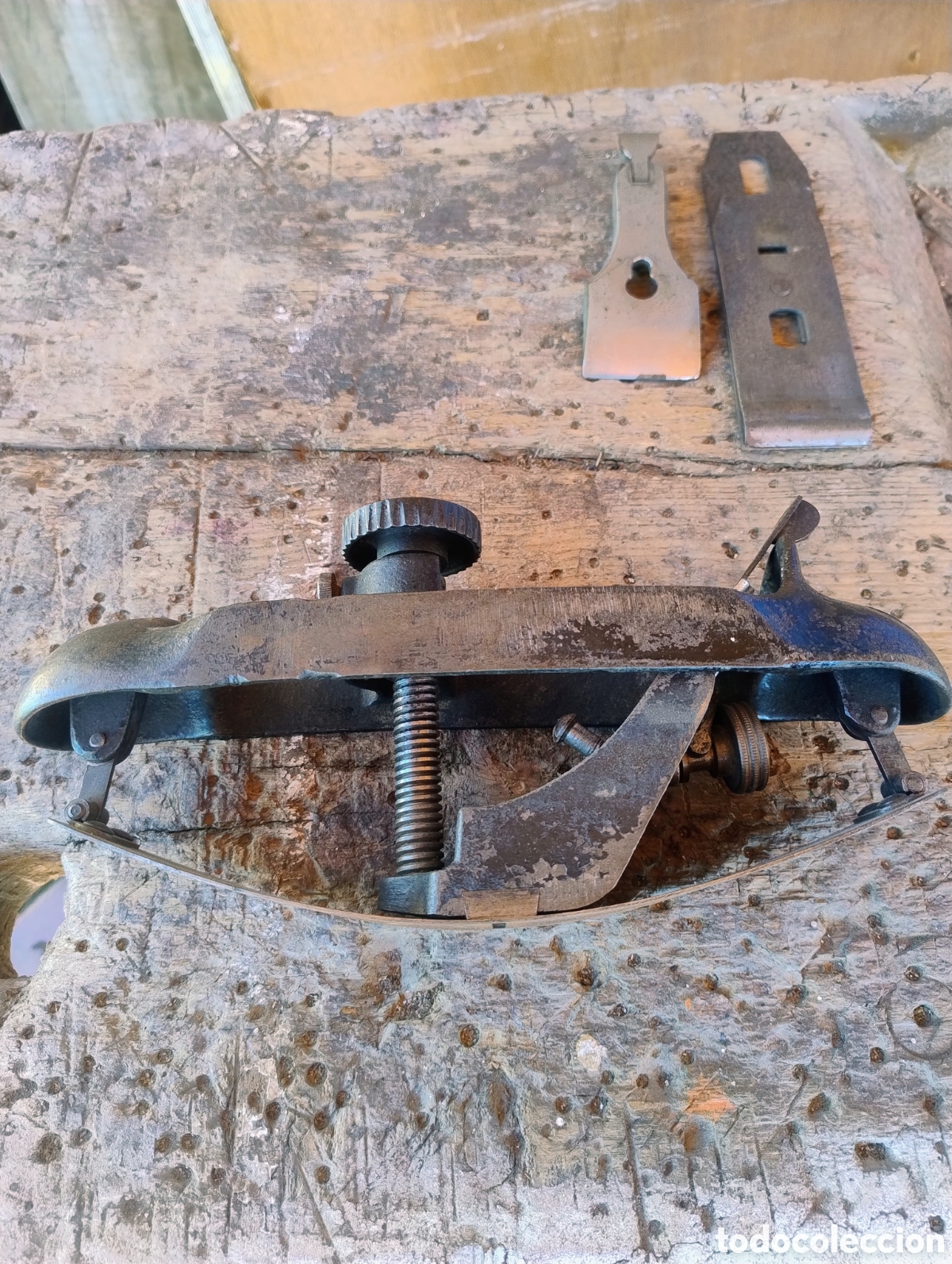 Antig&uuml;edades: Cepillo de carpintero curvo n&deg;20 - Foto 7