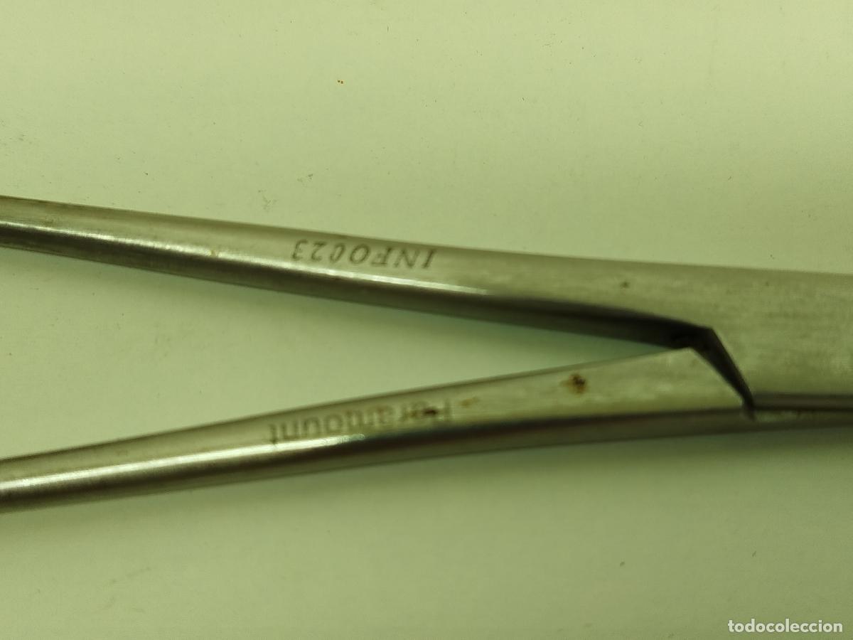 Antig&uuml;edades: PINZA HEMOST&Aacute;TICA QUIRURUJICA 23CM. - Foto 5