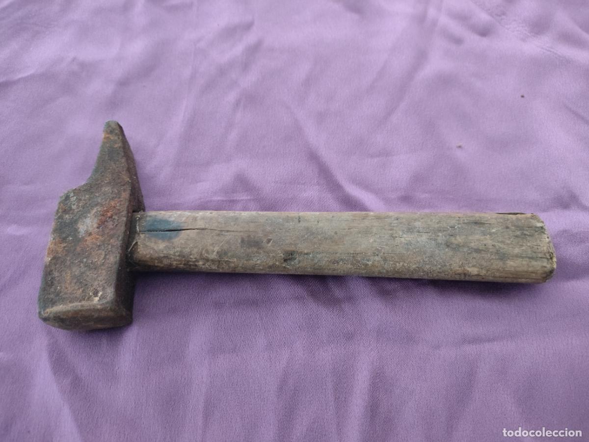 Antig&uuml;edades: ANTIGUO MARTILLO 22cm - Foto 2