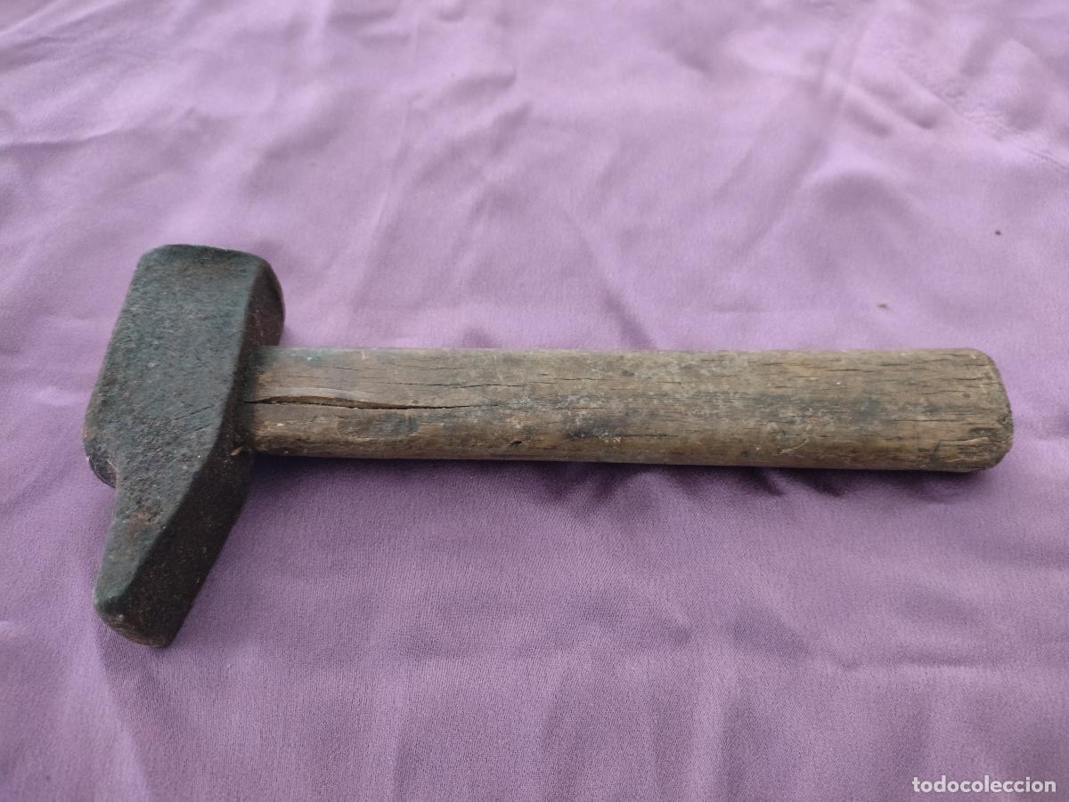 Antig&uuml;edades: ANTIGUO MARTILLO 22cm - Foto 3