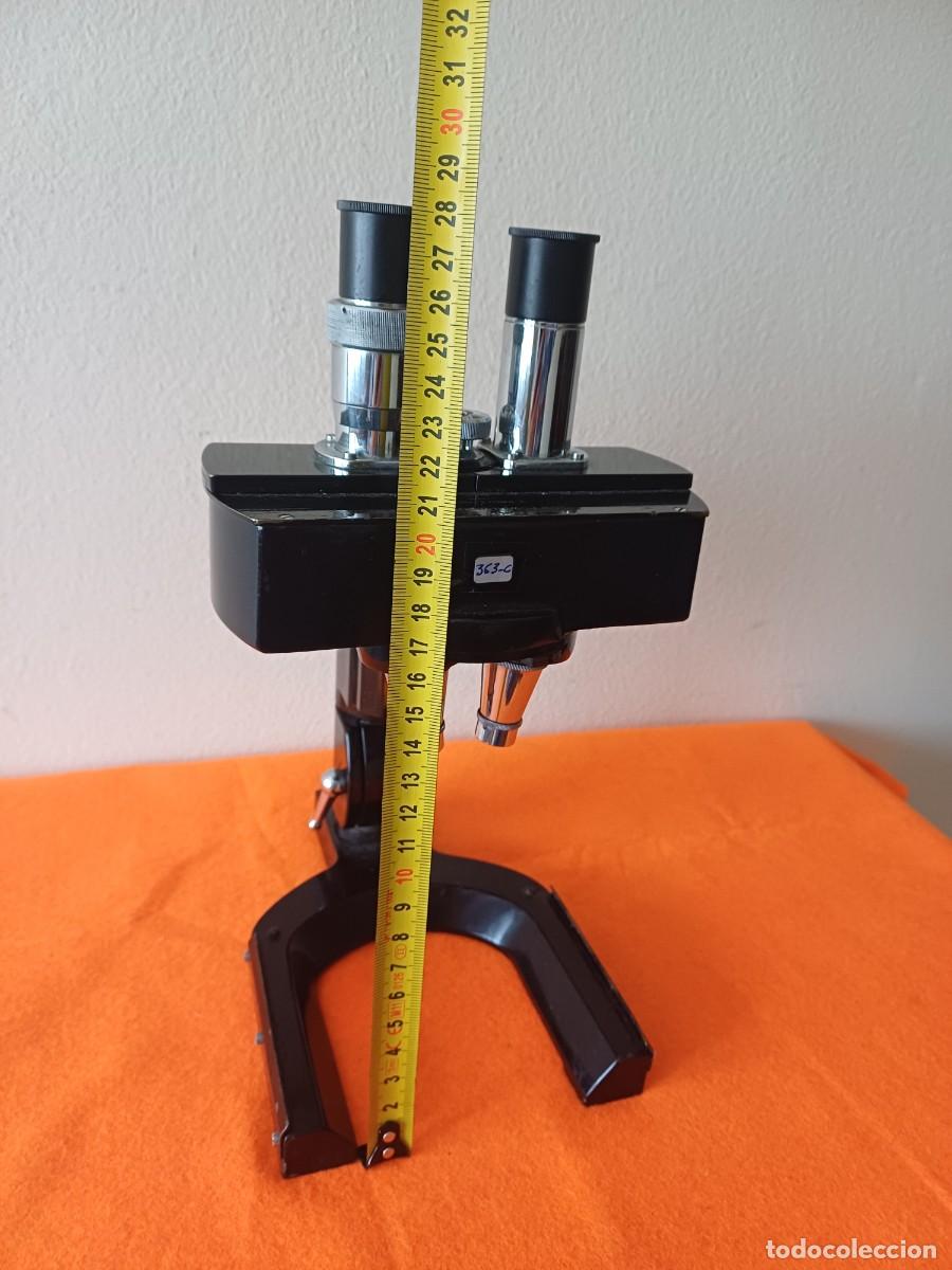 Antig&uuml;edades: MICROSCOPIO BINOCULAR DE WATSON & SONS DE BAJA POTENCIA - Foto 8