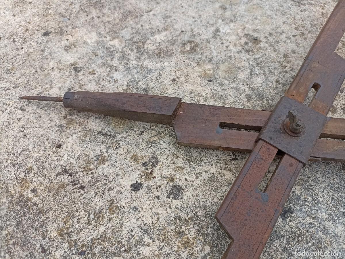 Antig&uuml;edades: Comp&aacute;s para trasladar medidas - Foto 2