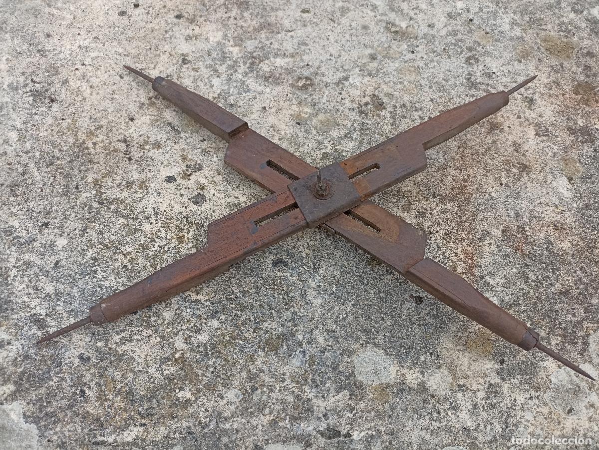 Antig&uuml;edades: Comp&aacute;s para trasladar medidas - Foto 1