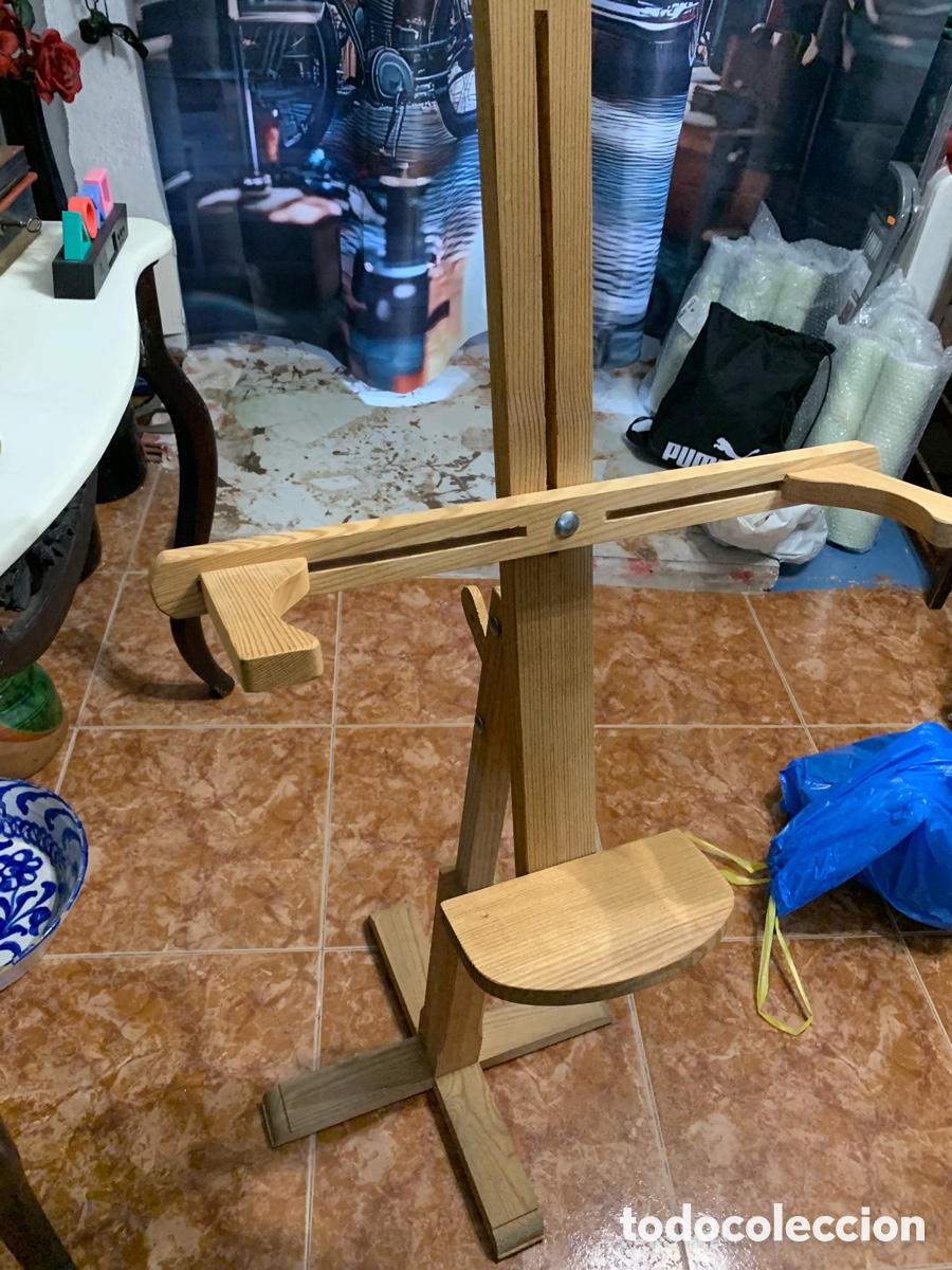Antig&uuml;edades: Caballete encaje bolillos - Foto 3