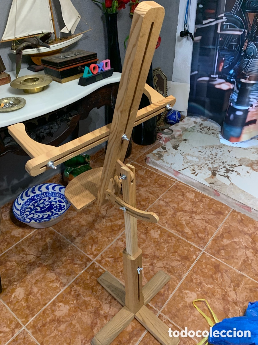 Antig&uuml;edades: Caballete encaje bolillos - Foto 4