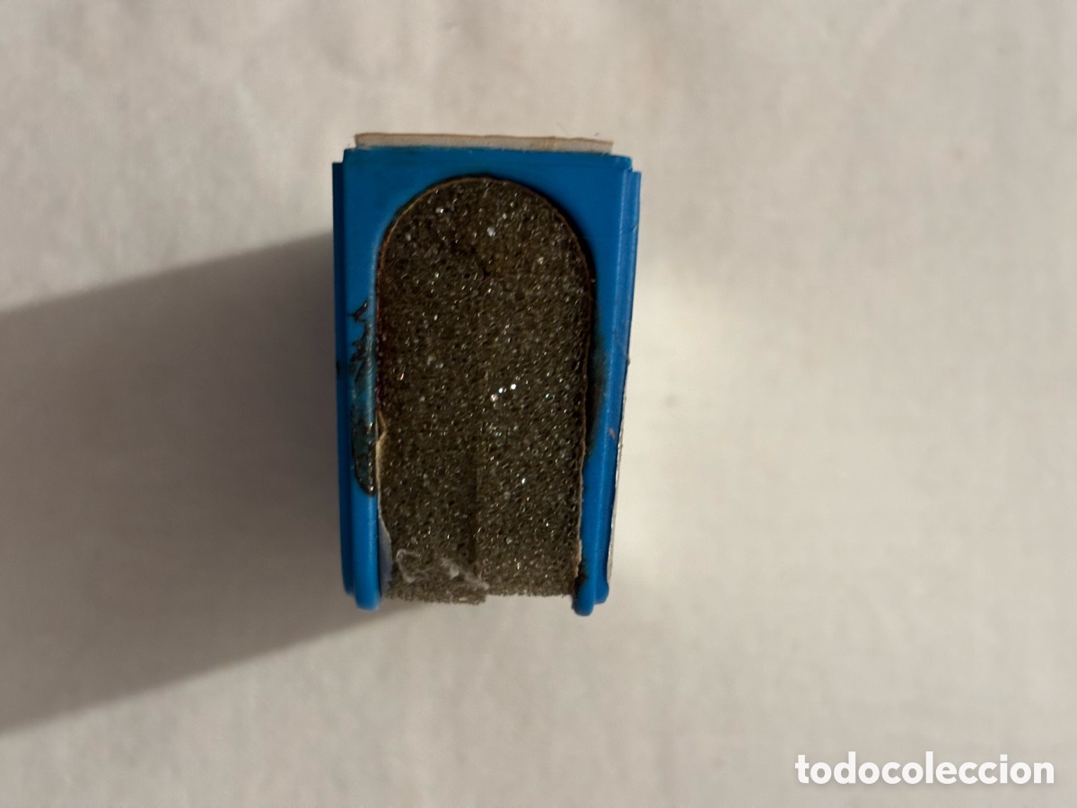 Antig&uuml;edades: Curiosa esponja E-1 lubricantes con adhesivo - Foto 4
