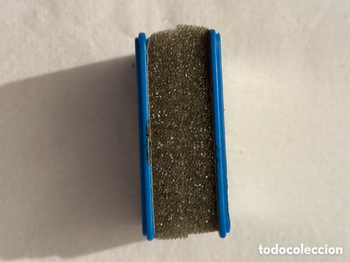 Antig&uuml;edades: Curiosa esponja E-1 lubricantes con adhesivo - Foto 5