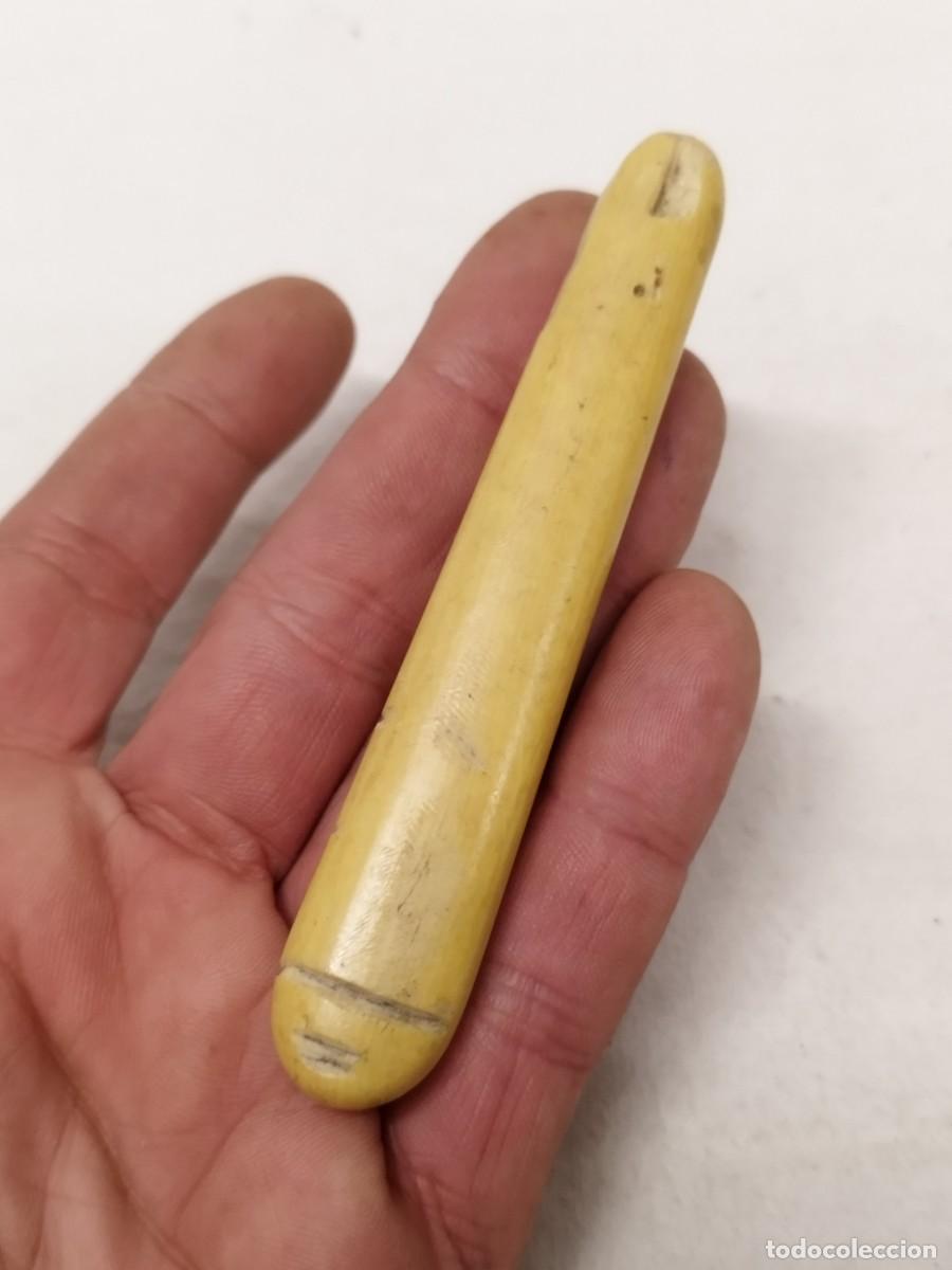 Antig&uuml;edades: Antiguo mango a identificar. Herramienta, cuchillo. - Foto 3